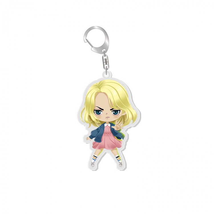 Stranger Things Anime acrylic Key Chain price for 5 pcs 6983
