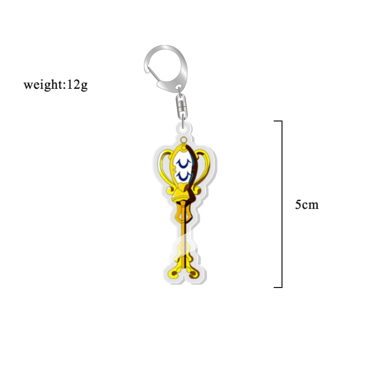 Fairy tail Anime acrylic Key Chain  price for 5 pcs  7196