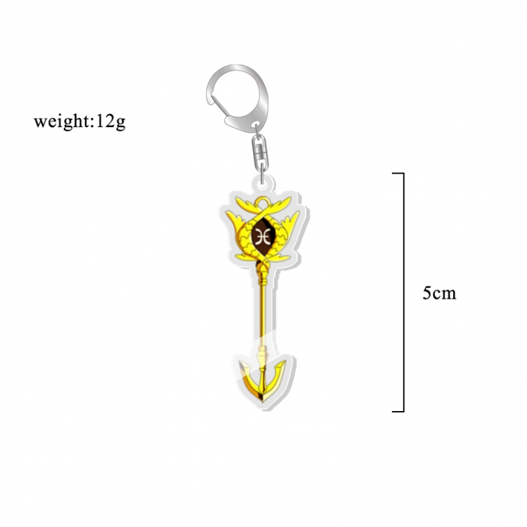 Fairy tail Anime acrylic Key Chain  price for 5 pcs  7197