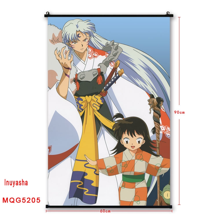 Inuyasha Plastic pole cloth painting Wall Scroll 60X90CM preorder 3 days  MQG5205