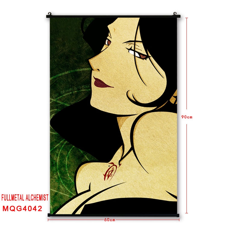 Fullmetal Alchemist Plastic pole cloth painting Wall Scroll 60X90CM preorder 3 days MQG4042
