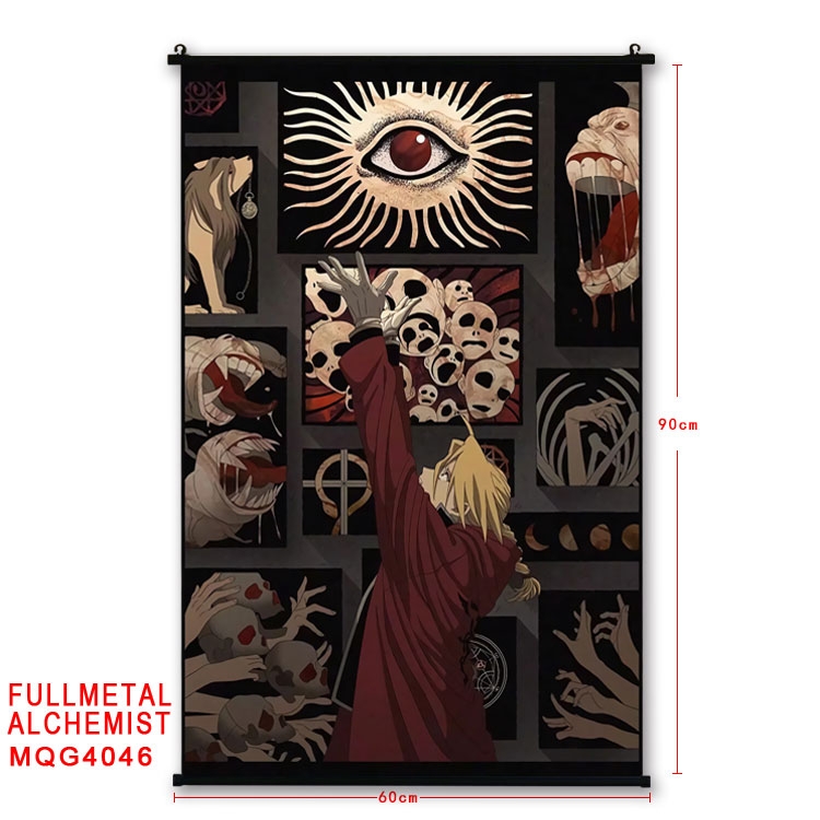 Fullmetal Alchemist Plastic pole cloth painting Wall Scroll 60X90CM preorder 3 days MQG4046