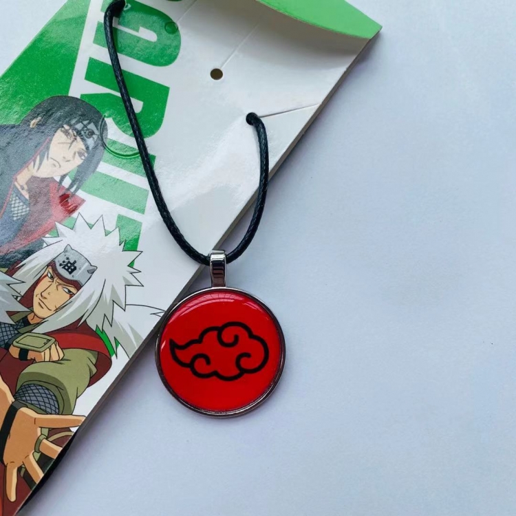  Naruto Leather rope necklace pendant jewelry