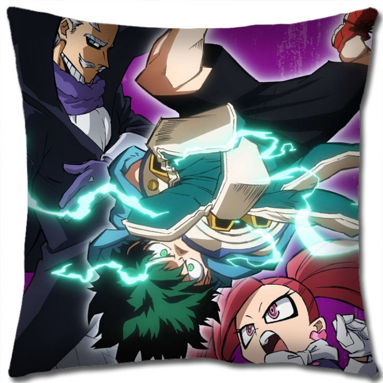 Hero Academia Anime square full-color pillow cushion 45X45CM NO FILLING w9-386