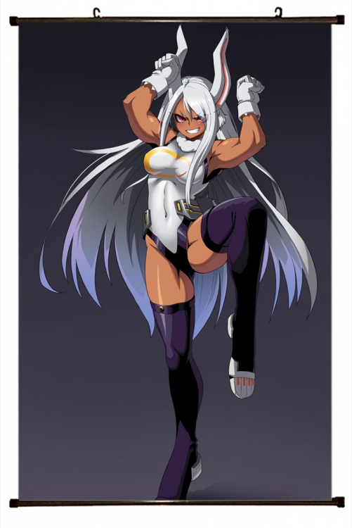 My Hero Academia Anime Plastic rod Cloth painting Wall Scroll 60X90CM w9-423