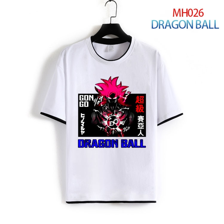 DRAGON BALL Pure cotton  Loose short sleeve round neck T-shirt  from S to 4XL   MH-026-(2)