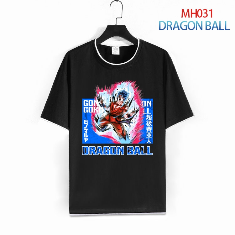 DRAGON BALL Pure cotton  Loose short sleeve round neck T-shirt  from S to 4XL   MH-031-(1)