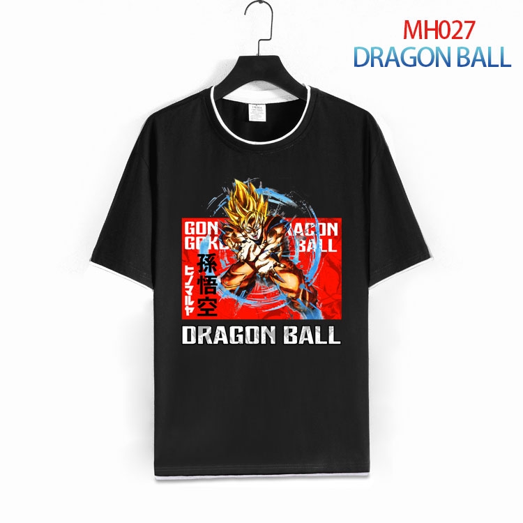 DRAGON BALL Pure cotton  Loose short sleeve round neck T-shirt  from S to 4XL   MH-027-(1)