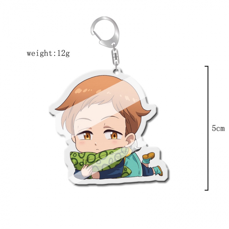 The Seven Deadly Sins Anime acrylic Key Chain price for 5 pcs