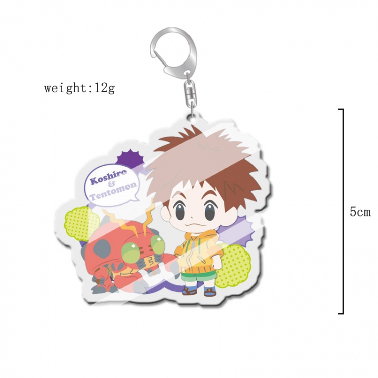 Digimon Anime acrylic Key Chain price for 5 pcs