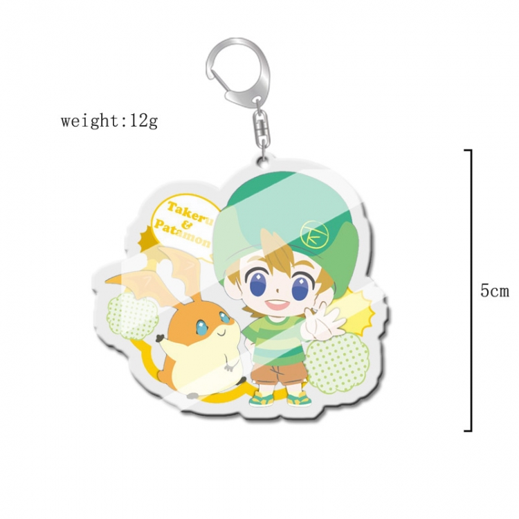 Digimon Anime acrylic Key Chain price for 5 pcs