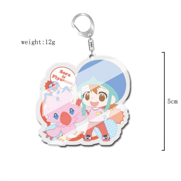 Digimon Anime acrylic Key Chain price for 5 pcs