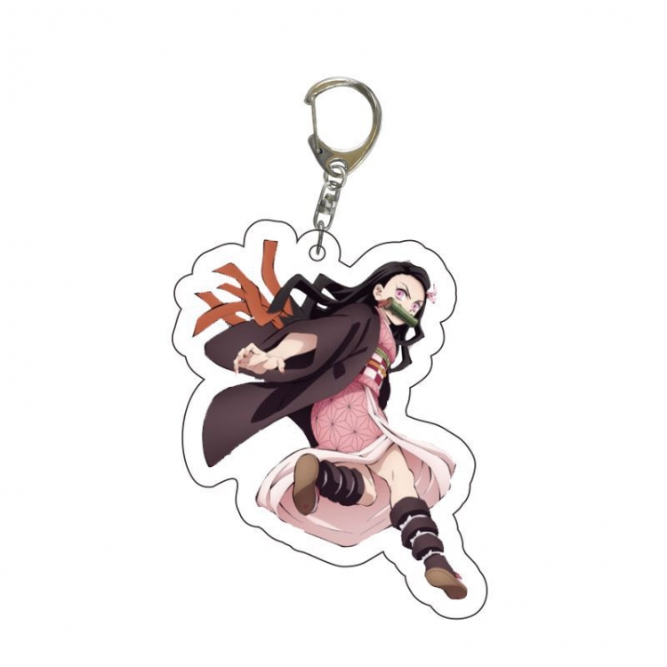 Demon Slayer Kimets Anime acrylic Key Chain price for 5 pcs