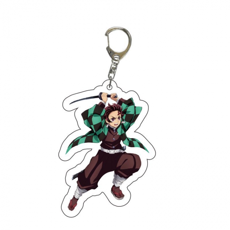 Demon Slayer Kimets Anime acrylic Key Chain price for 5 pcs