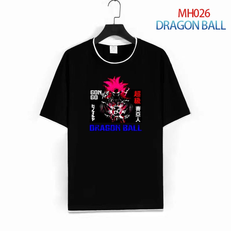 DRAGON BALL Pure cotton Loose short sleeve round neck T-shirt from S to 4XL  MH-026-1