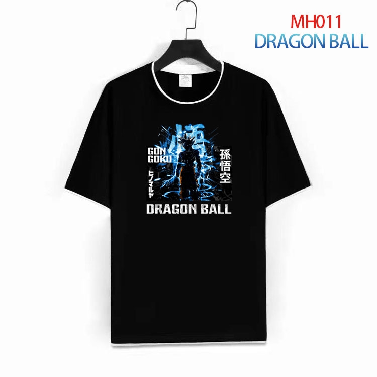 DRAGON BALL Pure cotton Loose short sleeve round neck T-shirt from S to 4XL MH-011-1