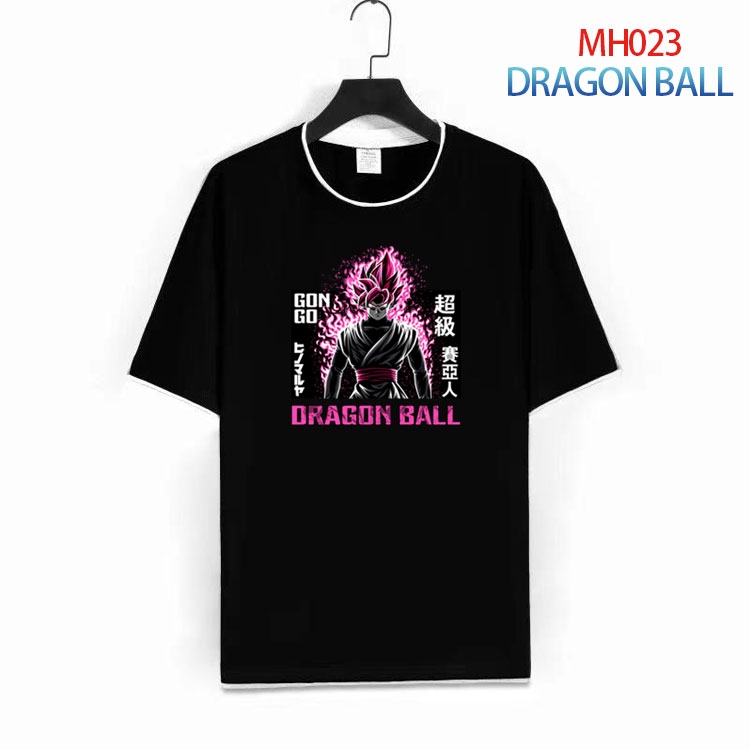 DRAGON BALL Pure cotton Loose short sleeve round neck T-shirt from S to 4XL  MH-023-1
