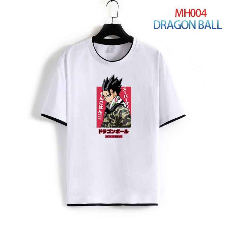DRAGON BALL Pure cotton Loose short sleeve round neck T-shirt from S to 4XL  MH-004-2