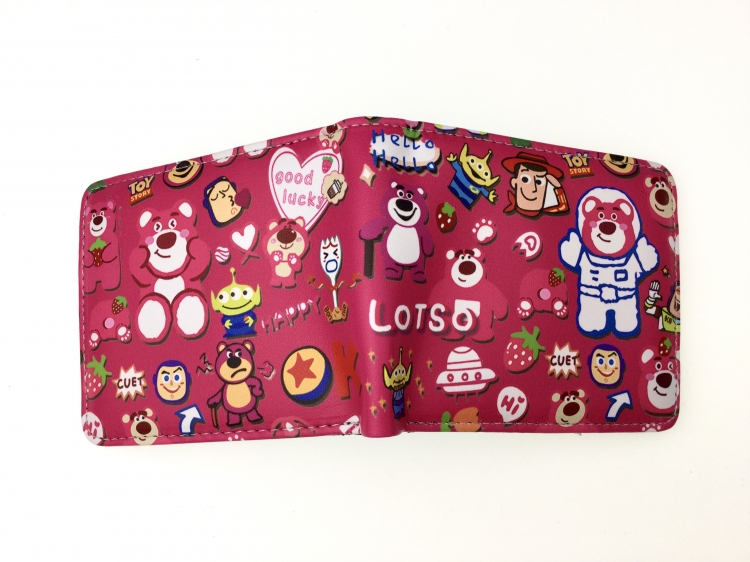 Lotso Two fold short card case wallet 11X9.5CM 60G Style D