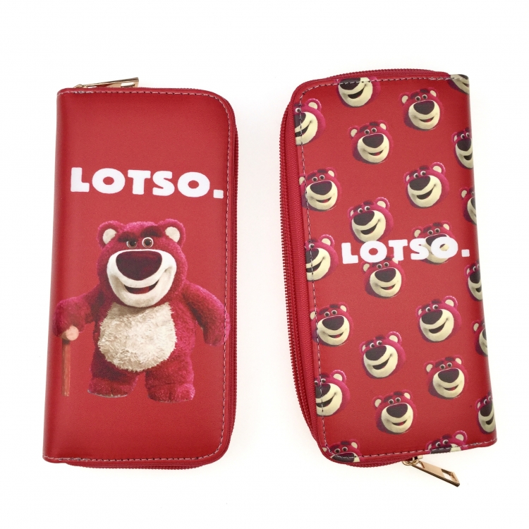 Lotso Anime full color print long zipper wallet style 2