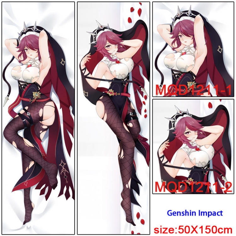 Genshin Impact  Anime body pillow cushion  50X150CM MQD-1211  NO FILLING
