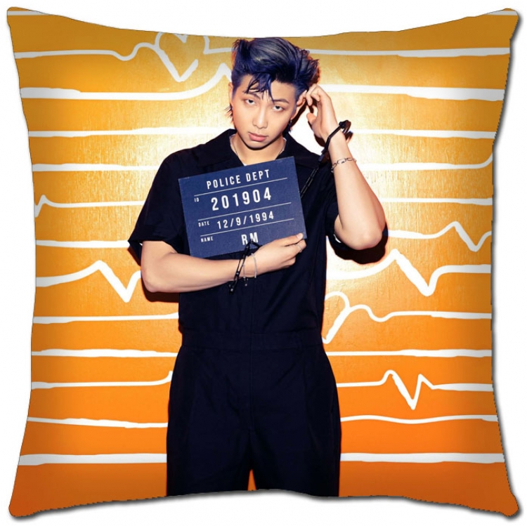 BTS Star movie square full-color pillow cushion 45X45CM NO FILLING BS-1287