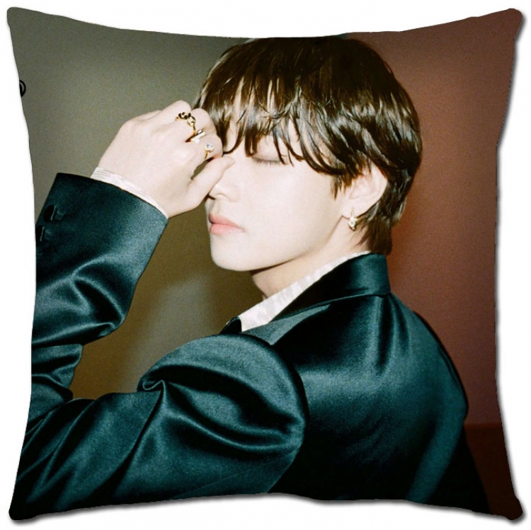 BTS Star movie square full-color pillow cushion 45X45CM NO FILLING BS-1377