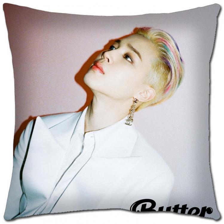 BTS Star movie square full-color pillow cushion 45X45CM NO FILLING BS-1375