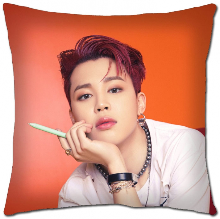 BTS Star movie square full-color pillow cushion 45X45CM NO FILLING BS-1271
