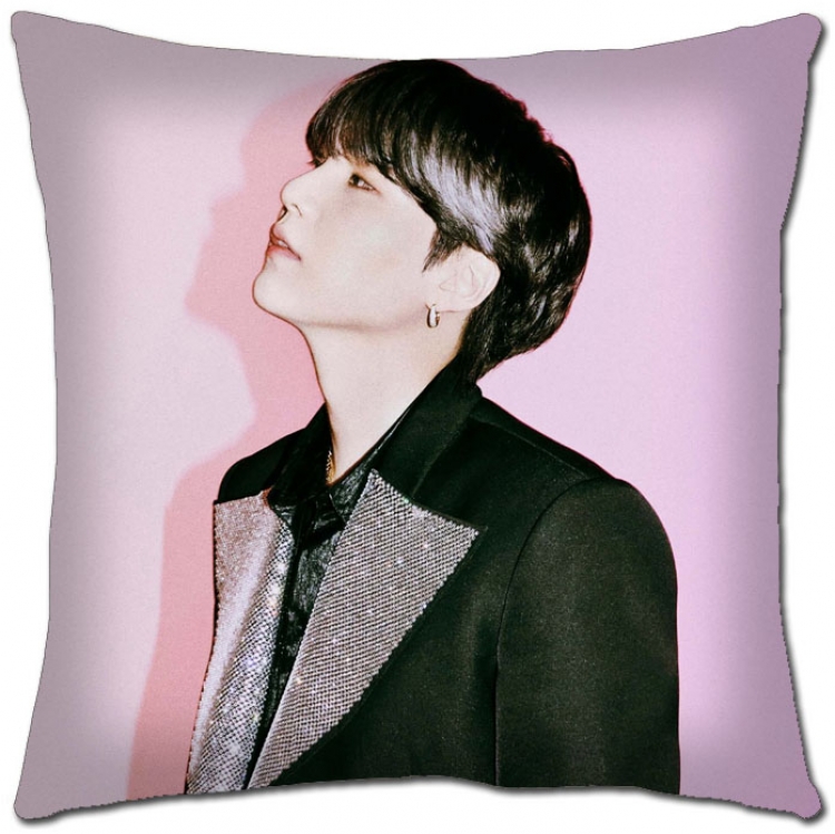 BTS Star movie square full-color pillow cushion 45X45CM NO FILLING  BS-1374