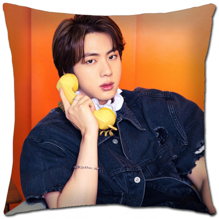 BTS Star movie square full-color pillow cushion 45X45CM NO FILLING   BS-1270