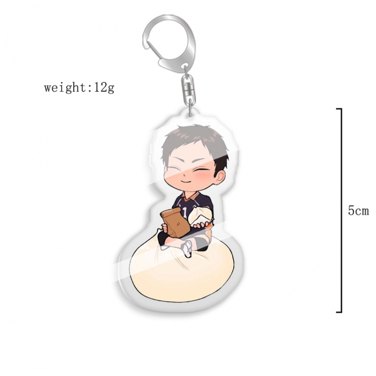Haikyuu!! Anime acrylic Key Chain price for 5 pcs  7650