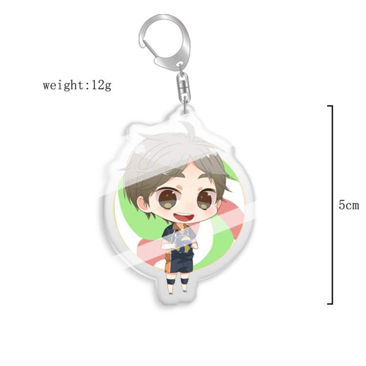 Haikyuu!! Anime acrylic Key Chain price for 5 pcs  7636
