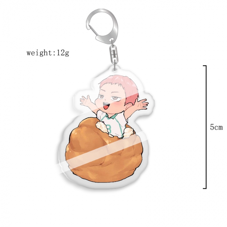 Haikyuu!! Anime acrylic Key Chain price for 5 pcs  7653