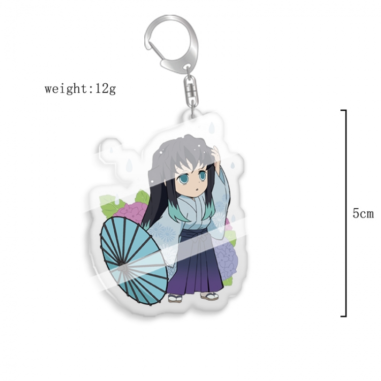Demon Slayer Kimets Anime acrylic Key Chain price for 5 pcs 7564