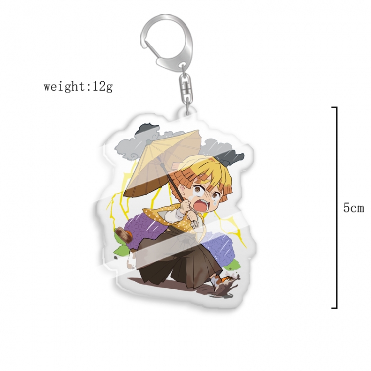 Demon Slayer Kimets Anime acrylic Key Chain price for 5 pcs  7566