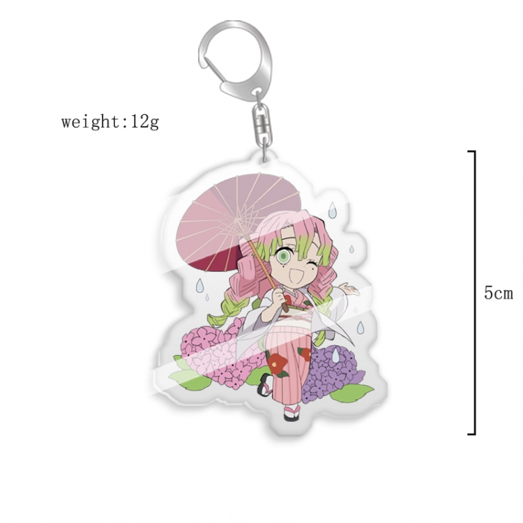 Demon Slayer Kimets Anime acrylic Key Chain price for 5 pcs 7562