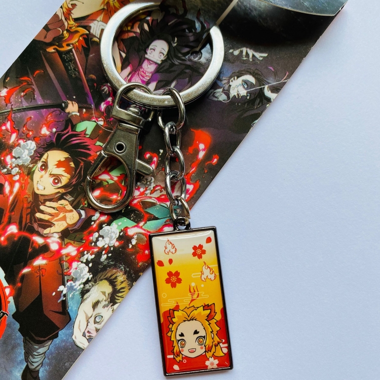 Demon Slayer Kimets Animation metal keychain pendant price for 5 pcs