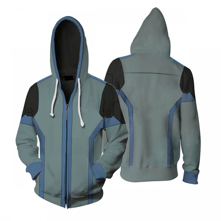 EDENS ZERO  zipper sweater coat from S to 5XL Book three days in advance price for 2 pcs  Style D