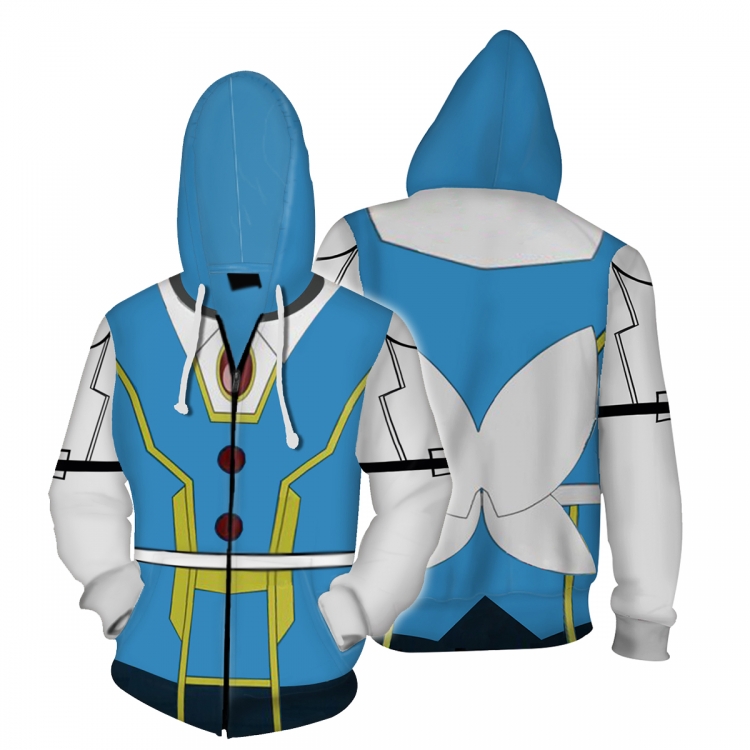 EDENS ZERO  zipper sweater coat from S to 5XL Book three days in advance price for 2 pcs  Style F