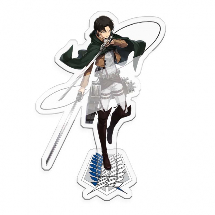 Shingeki no Kyojin Anime character acrylic Standing Plates Key Chain 