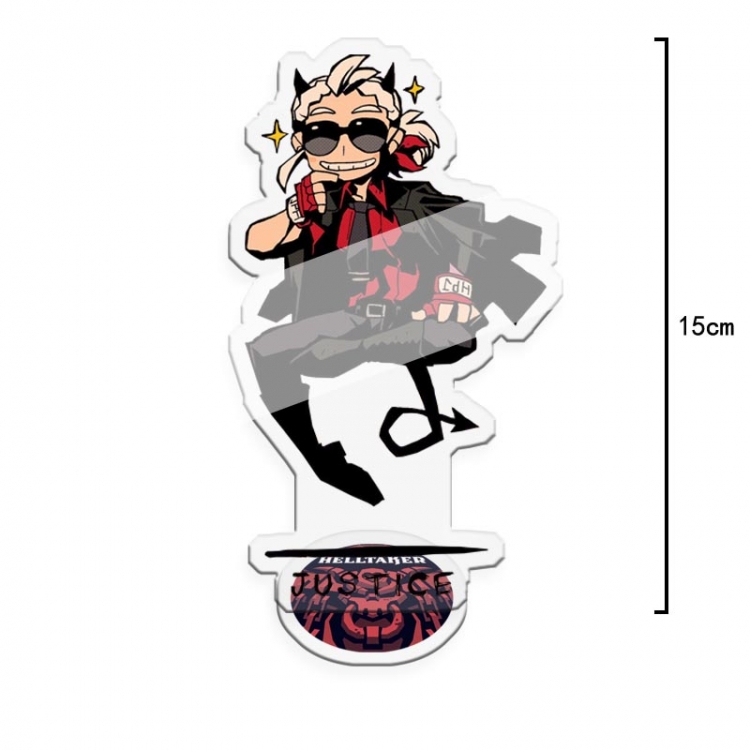 Helltaker Anime character acrylic Standing Plates Keychain