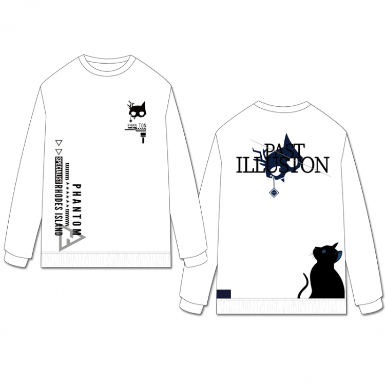 Arknights  Anime surrounding round neck long-sleeved sweater Hoodie from S to 3XL Style C