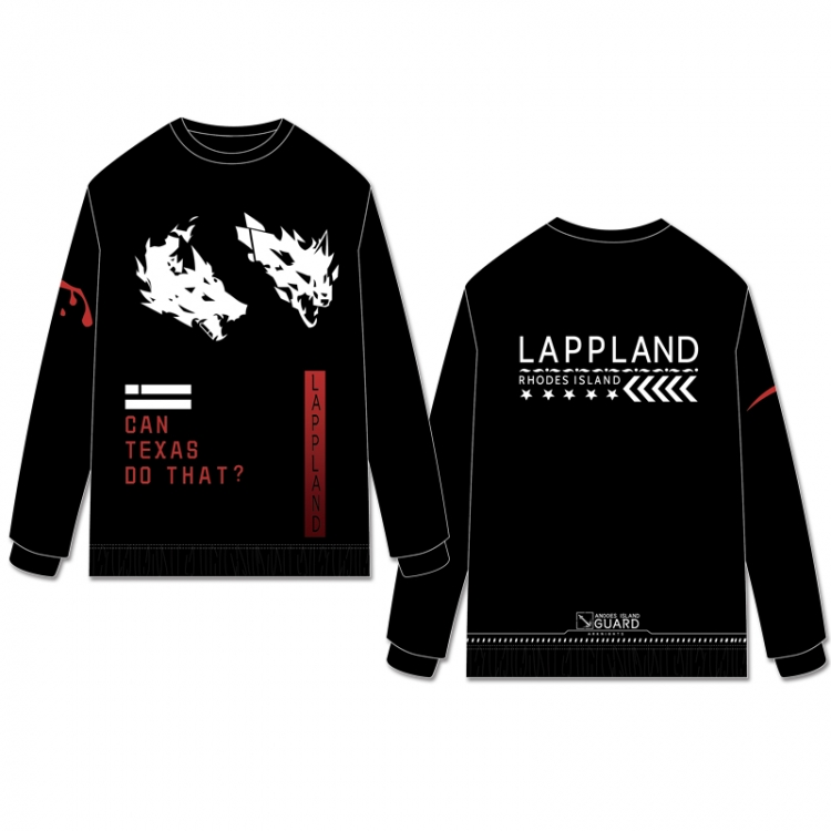 Arknights  Anime surrounding round neck long-sleeved sweater Hoodie from S to 3XL Style B