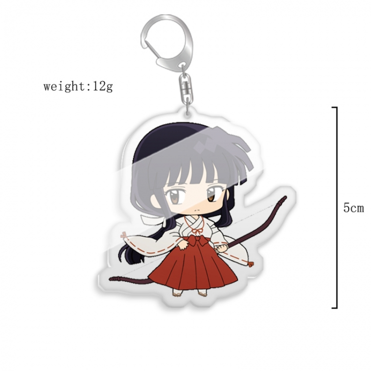 Inuyasha Anime acrylic Key Chain  price for 5 pcs 7922