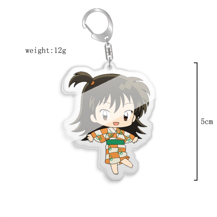 Inuyasha Anime acrylic Key Chain  price for 5 pcs 7919