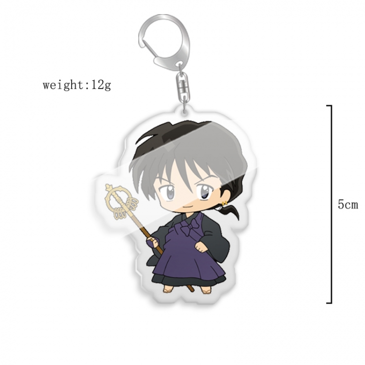 Inuyasha Anime acrylic Key Chain  price for 5 pcs 7916