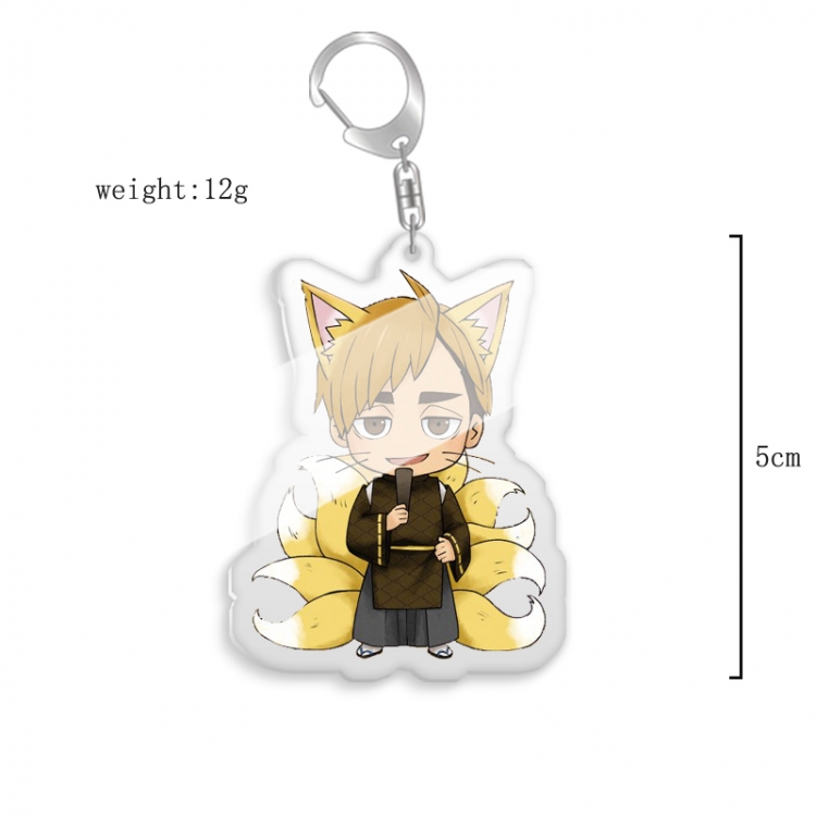 Haikyuu!! Anime acrylic keychain price for 5 pcs 7956