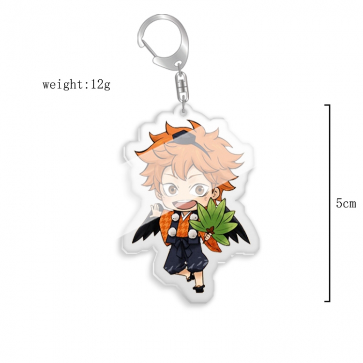 Haikyuu!! Anime acrylic keychain price for 5 pcs 7953