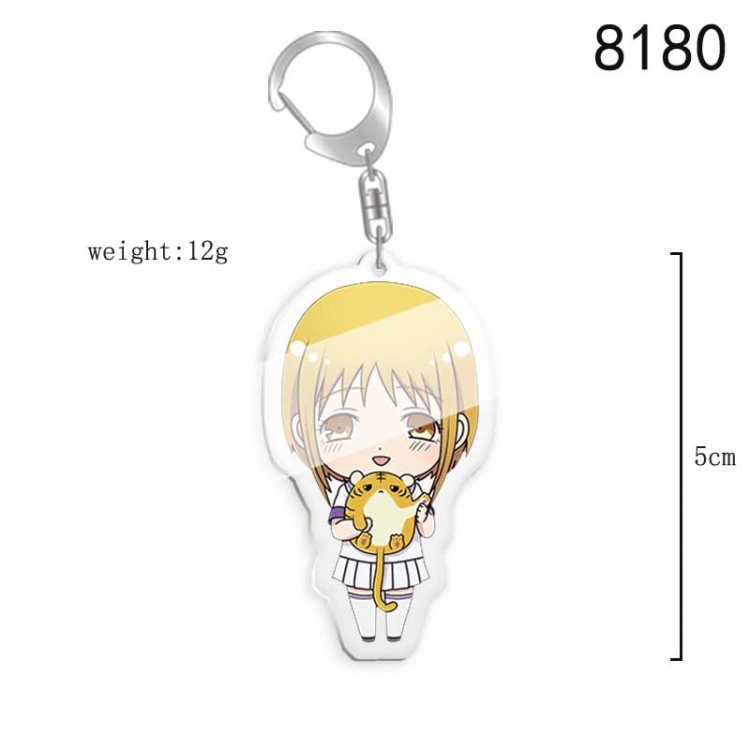 Fruits Basket Anime acrylic Key Chain  price for 5 pcs 8180